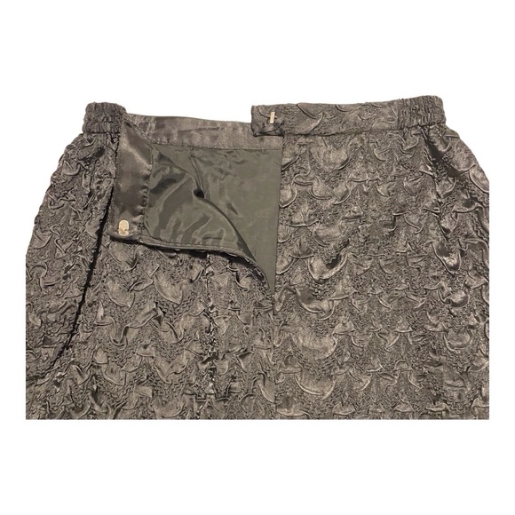 Donna Vinci Couture Womens Black Lined Skirt, 10 - Picture 4 of 7